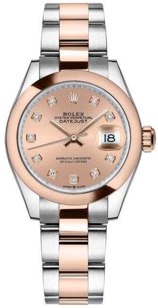 replique Montre Femme Rolex Datejust 31 Cadran Rose Diamants 278241