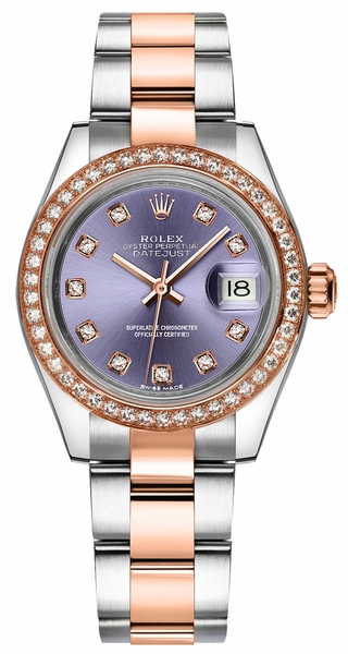 replique Montre Rolex Lady-Datejust 28 Diamond 279381RBR