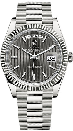 replique Montre en or Rolex Day-Date 40 pour homme 228239