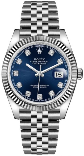 replique Rolex Datejust 36 Blue Dial Oystersteel Men's Watch 126234