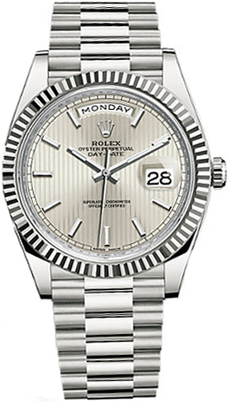 replique Rolex Day-Date 40 Montre de luxe en or pour homme 228239